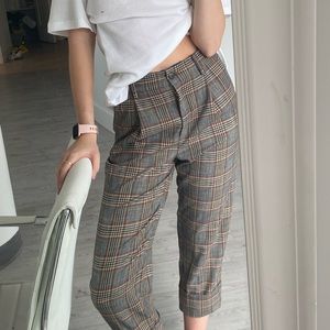 Aritzia plaid pants- perfect for fall